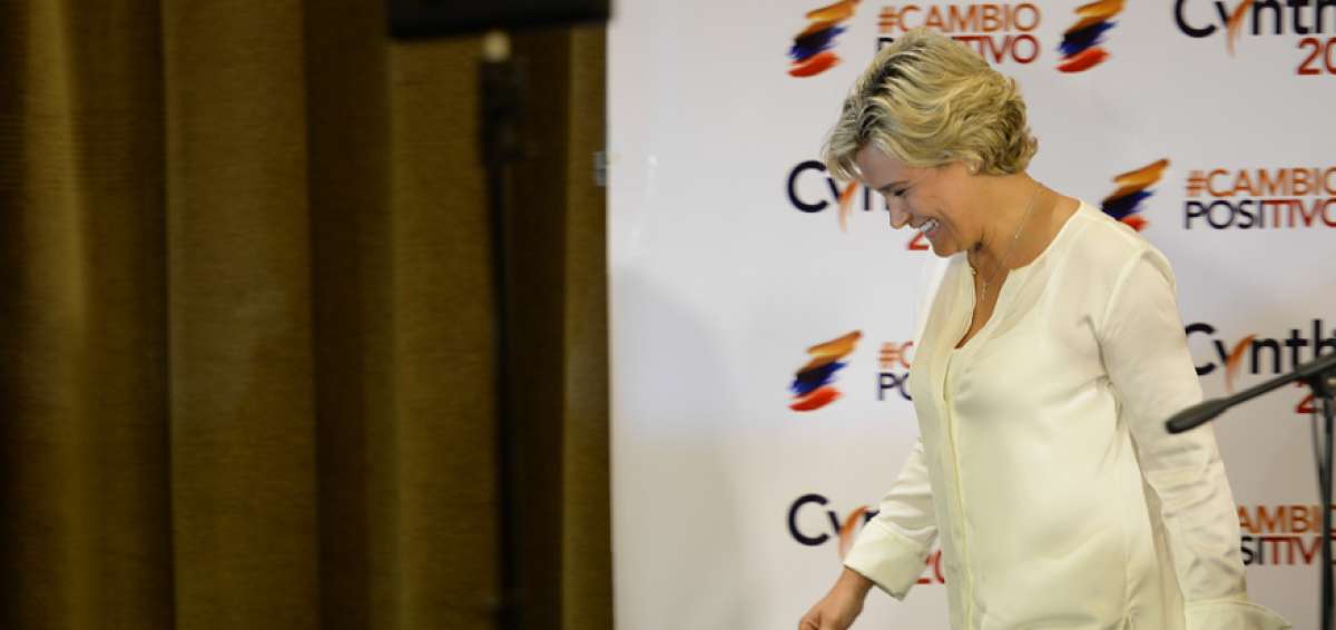 La candidata Cynthia Viteri anunci&oacute; ayer, de manera oficial, la terminaci&oacute;n de la Unidad.