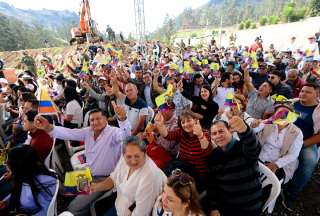 La obra conectará Bolívar, Tungurahua y Los Ríos.