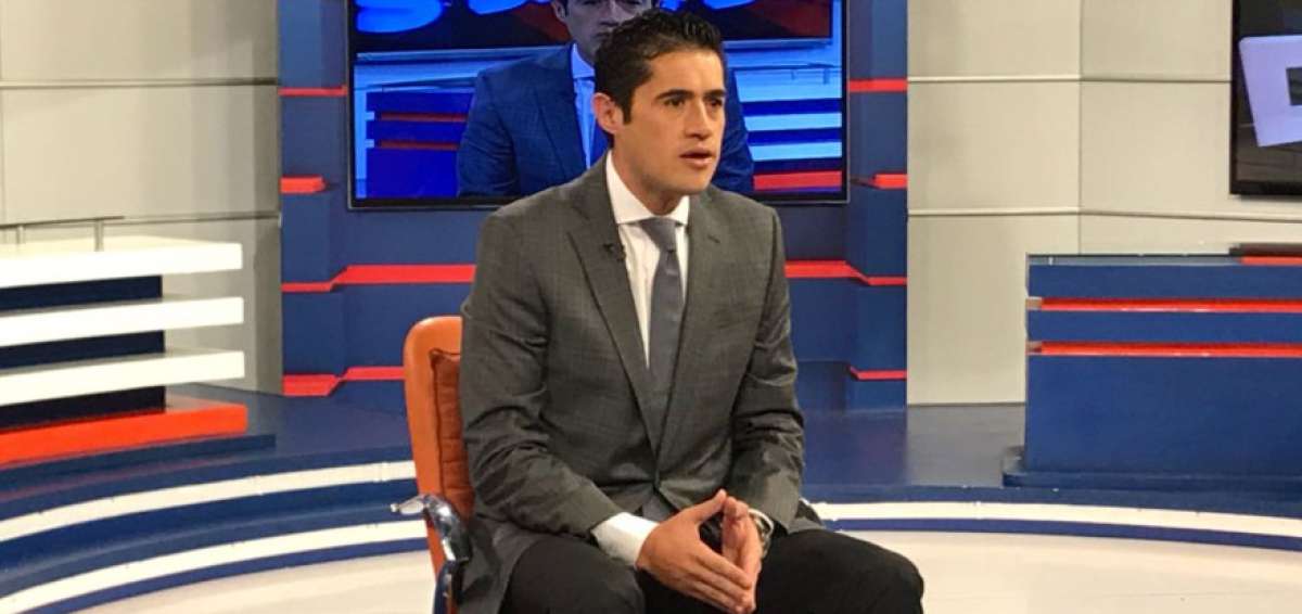 El ministro Richard Mart&iacute;nez fue entrevistado este viernes 18 de mayo, en Teleamazonas. 