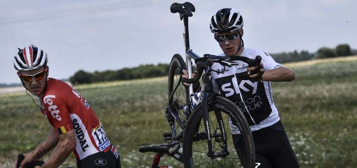 Froome anuncia sentirse bien tras su accidente en el Tour de Francia