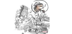 Imprudencia al volante