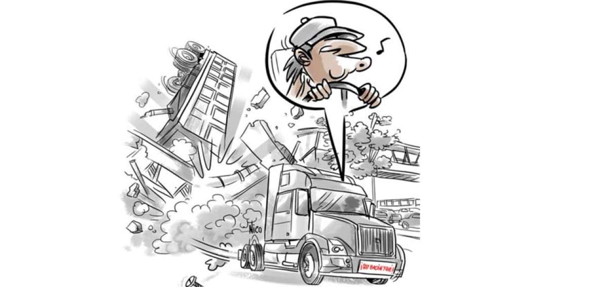 Imprudencia al volante
