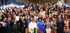 Los participantes de la COP24 celebraron los acuerdos alcanzados en la cita realizada en Polonia.