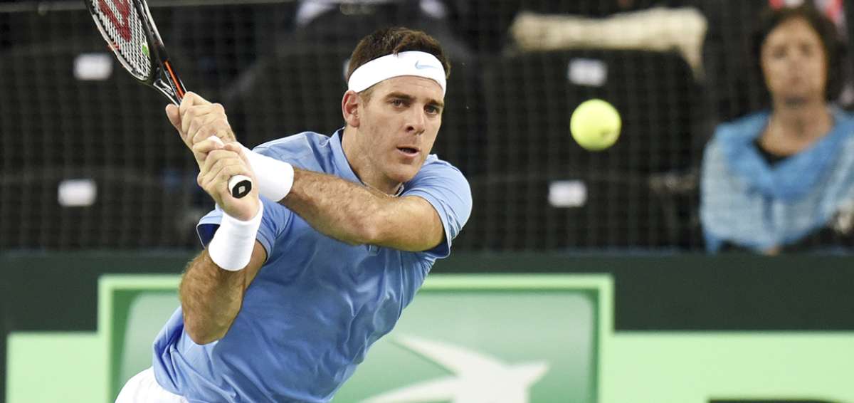 Del Potro derrota a Karlovic y logra empatar la final
