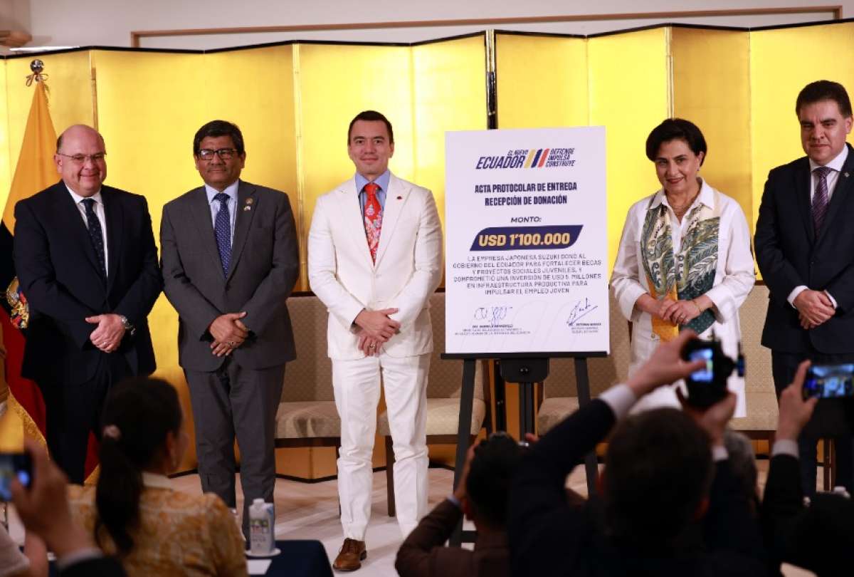 En Tokio, Daniel Noboa encabezó un seminario para fortalecer los vínculos económicos con Japón. Durante el evento se anunciaron inversiones y donaciones en beneficio de la juventud ecuatoriana.