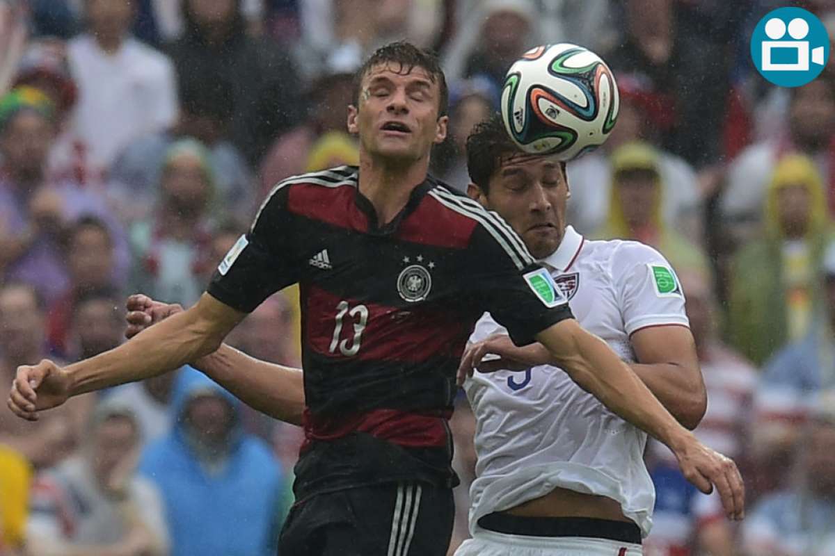 El delantero alem&aacute;n Thomas M&uuml;ller marc&oacute; el gol para la victoria 1-0 parcial. Foto: AFP