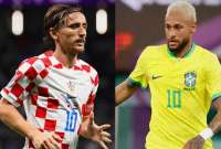 Neymar vs Modric, duelo de '10' por un cupo a semifinales de Qatar