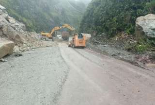 MTOP habilitó la circulación en la vía Cuenca-Molleturo-El Empalme