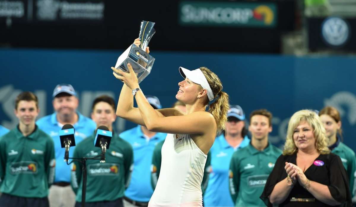 Sharapova remonto y se llev&oacute; el partido por doble 6-2. Foto: Agencia AFP