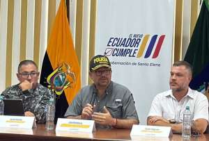 John Reimberg eval&uacute;a operativos y anuncia m&aacute;s presi&oacute;n contra el crimen en Santa Elena