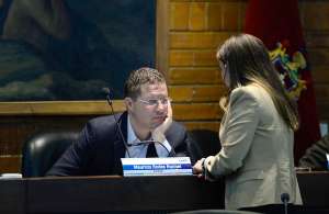El alcalde Mauricio Rodas abandon&oacute; la sesi&oacute;n cuando los ediles se refer&iacute;an a su actuaci&oacute;n pol&iacute;tica. Foto: Archivo / El Tel&eacute;grafo