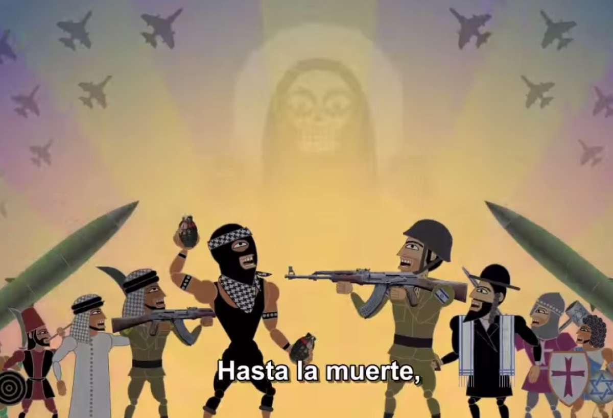Conflicto de Gaza es condumio de animaci&oacute;n viral (VIDEO)