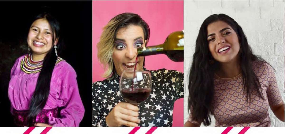 Nancy Risol, Bethania Velarde y Emma Guerrero.