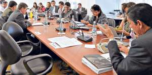 La Comisi&oacute;n de Justicia trata el proyecto del Cogep con las &uacute;ltimas modificaciones de los 5 libros. Foto: Miguel Jim&eacute;nez.