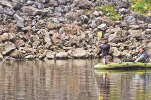 En la laguna Secas se puede realizar pesca deportiva, viajar en bote y luego degustar en la comunidad del mismo nombre del sabor de los pescados atrapados. Foto: Andr&eacute;s Darquea.