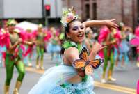 El desfile de la Fiesta de las Flores y las Frutas se realizó este 10 de marzo de 2024.