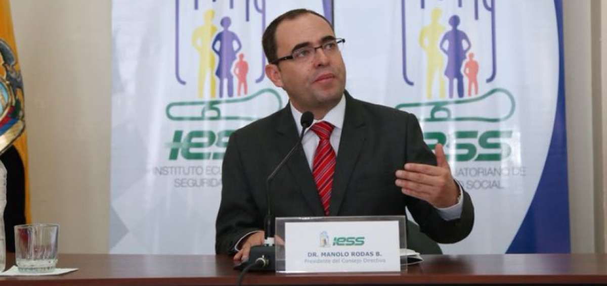 Manolo Rodas sigue al frente del Instituto Ecuatoriano de Se