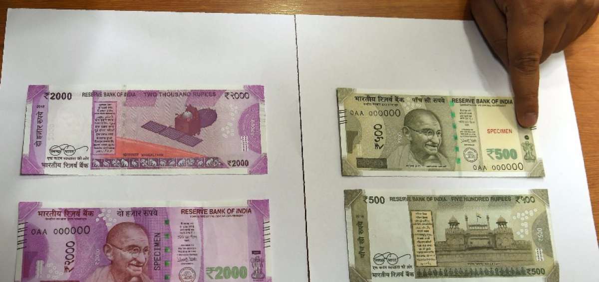 Nuevos billetes de 500 y 2.000 rupias ser&aacute;n puestos en circulaci&oacute;n el jueves. 