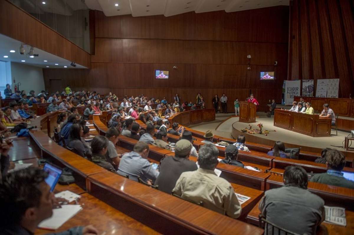 Un taller de turismo comunitario se desarroll&oacute; hoy en la Asamblea Nacional. Foto: Fernando Sandoval / EL TEL&Eacute;GRAFO. 