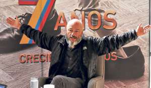 &ldquo;Lo que nos falta es inventar formatos para la televisi&oacute;n p&uacute;blica porque lo que hemos hecho son imitaciones en lugar de televisi&oacute;n propia&rdquo;, sostuvo Rinc&oacute;n. Foto: Andes