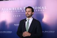 Niels Olsen, presidente de la Asamblea, anunció la salida del asesor 1 de la asambleísta Cristina Jácome; el exfuncionario es sobrino de Santiago Díaz.