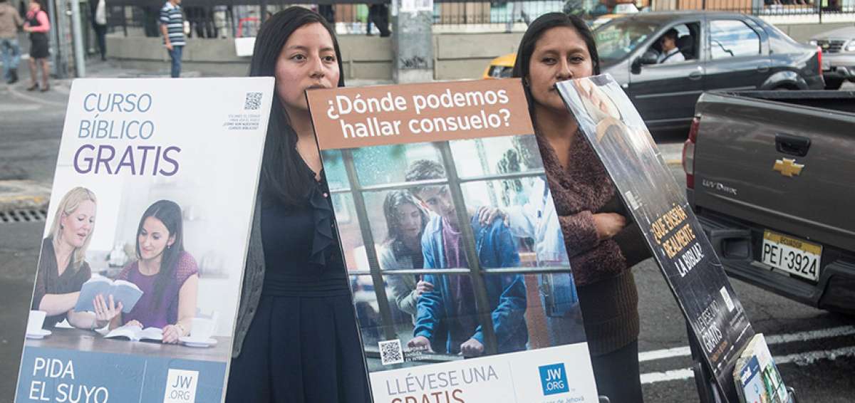 Las expresiones religiosas son parte del paisaje urbano