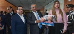 Entre los proponentes del juicio pol&iacute;tico se encuentran Byron Suquilanda (izquierda), Fernando Flores (centro) y Cristina Reyes (derecha).