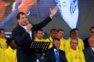 Rafael Correa muestra su apoyo constantemente a la selecci&oacute;n ecuatoriana. Foto: Archivo 