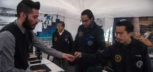 Los alumnos del BTP expusieron sus emprendimientos y proyectos en una feria educativa en Quito. 