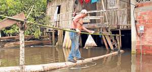 Cerca de 11 d&iacute;as estuvo inundado Milagro, luego de que se desbordara el r&iacute;o del mismo nombre.
