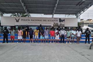Durante un operativo en Guayas y Santa Elena se detuvo a 16 presuntos integrantes de &#039;Los Lagartos&#039;