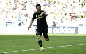 David Villa es el goleador hist&oacute;rico de la selecci&oacute;n espa&ntilde;ola. Foto: EFE