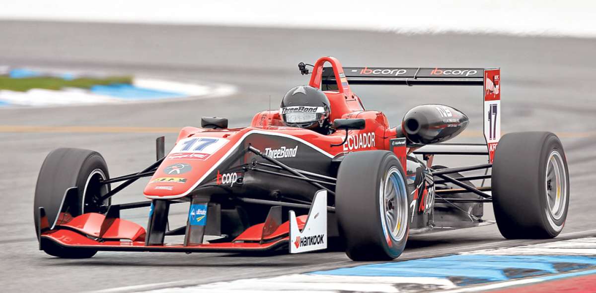 El piloto quite&ntilde;o Julio Moreno qued&oacute; este a&ntilde;o en el puesto 17 de la categor&iacute;a general de la F&oacute;rmula 3. Foto: cortes&iacute;a