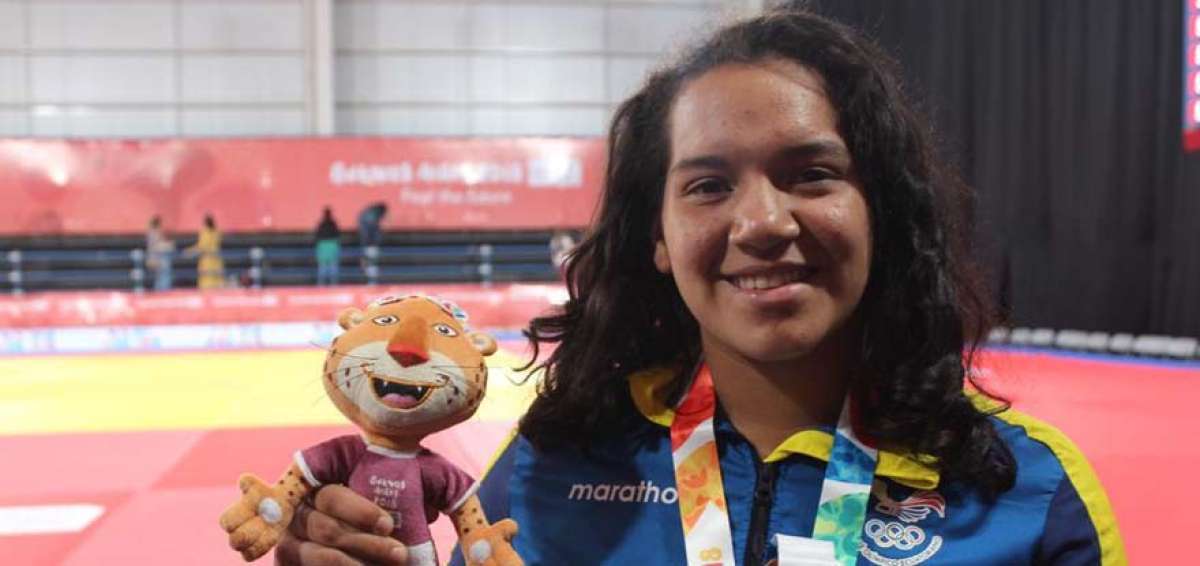 La judoca Edith Ortiz gana medalla de bronce en judo por equipos